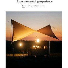 Resim Agoodshop 505a Açık Kamp Işık Taşınabilir Ultra Parlak Ultra Uzun Dayanıklılık Şarj Edilebilir Çadır Iş Beyaz 