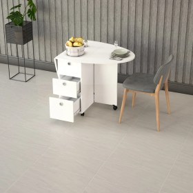 Resim Asra Trend %100 MDFLAM Katlanır Mutfak Masası Km-08 