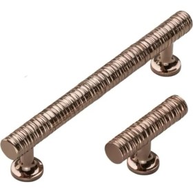 Resim 9208 Modern Kulp Rose Renk 08 mm Tek Delikli T Kulp Rose Tek Ebat SSY9208 0008 Rs-Rs 