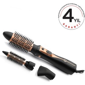 Resim Arzum AR5063 Volume Pro Hava Üflemeli Saç Düzleştiricisi - Siyah 