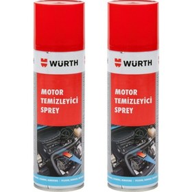 Resim Würth 2x Motor Temizleyici Sprey 500 ml (Su Gerekmez) 