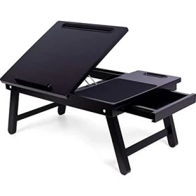 Resim SDT Group Eğim Ayarlı Ahşap Portatif Tablet Laptop Sehpası Keyif Masası 