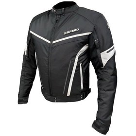 Resim Xspeed Zeus 4 Mevsimlik Korumalı Motosiklet Montu Yeni Sezon Siyah Beyaz 