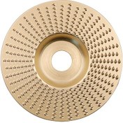 Resim Teltree Ahşap Taşlama Ve Şekillendirme Diski, Açımlı Taşlama Makinesi İçin, 98mm Düz, Altın, Yüksek Karbon Çelik, Çay Tabağı Ve Kök Heykeli İçin 