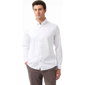 Resim Nautica Erkek Beyaz Slim Fit Gömlek W57310T.1BW 