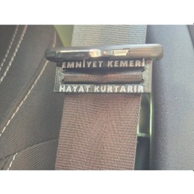 Resim Araç Kemer Tokası Tutucu, Araç Kemer Tokası Klipsi , Kemer Tokası Sabitleyici - 2 Adet 