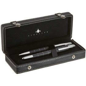 Resim Steelpen 1711 Siyah Dolma Kalem+tükenmez Kalem Standart 