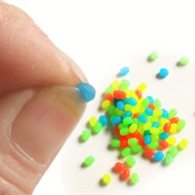 Resim 100 Adet Balıkçılık Çarpışma Önleyici Boncuk - Deniz Balıkçılığı ve Yem Atma İçin Uygun 
