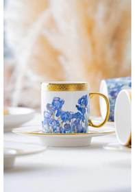 Resim Acar Lanthe Lone 6 Kişilik Kahve Fincanı Takımı - Mavi 