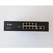 Resim Ttec Nif Bilişim 10120P 8 Port 10/100M PoE 2 Port 10/100 Uplink Tak Çalıştır 120W PoE Switch 