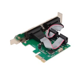 Resim Xiyyadms Pcı-e Genişletme Kartı, Wch382l Çipi İle Rs232 İki Seri Port, 2.5gb/s Hız, Windows/linux/os Uyumlu, Plug & Play 