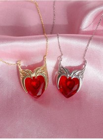 Resim Reorah Collection Wanda Scarlet Witch 925 Gümüş Kolye-altın Kaplama 