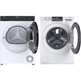 Resim Haier HW100-BP14929A-S Çamaşır MAKINESI-HD100-A2939E-TR 10 kg Wi-Fi Bağlantılı Isı Pompalı Kurutma Makinesi 10 kg 