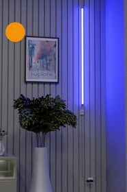 Resim luciole Uzaktan Kumandalı Led Lambader 2 Adet Yatak Üstü, Tv Yanı,Oturma Odası - Rgb Çok Renkli Lucd1 