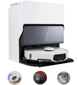Resim Roborock 10000pa Yüksek Emiş Gücü Ultra Mop, Wi-fi Android-apple Uyumlu Premium Robot Süpürge 