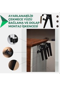 Resim Ayarlanabilir Çekmece Yüzü Ve Dolap Montaj İşkencesi Çift 