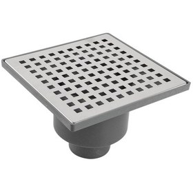 Resim 15X15 Q50 Alt Çıkış Yer Krom Izgara Yer Sifonu 