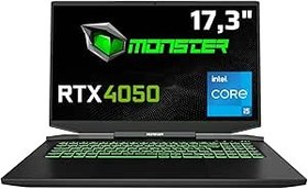 Resim Monster Abra A7 V14.5.7 Intel Core i5 13500H 8 GB RAM 500 GB SSD 6 GB RTX 4050 Windows 11 17,3" FHD 144 Hz Oyun Bilgisayarı 