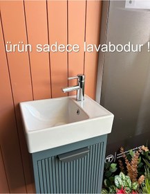 Resim Turkuaz Seramik Cerastyle Sharp Mini 40 x 30 CM Lavabo 