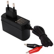 Resim Genel Markalar 6w Dc 12v 500ma Priz Tipi Akü Şarj Adaptör (KROKODİLLİ) 