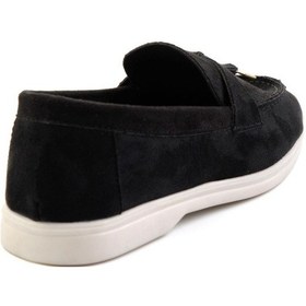 Resim Siyah Kadın Loafer Ayakkabı K01140004672 Siyah 