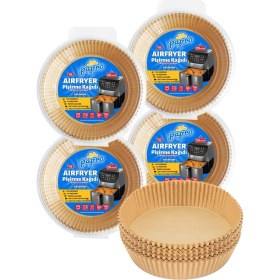 Resim Dora Shopping Papro Airfryer Pişirme Kağıdı,fritöz Yağlı Kağıdı ' X4 Adet Avantajlı - Toplam 100 Adet 