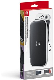 Resim Nintendo Switch Oled Çanta & Ekran Koruyucu Orijinal Lisanslı Carrying Case Screen Protector 