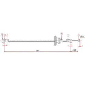 Resim Kaput Açma Teli Nissan Qashqai 2007-20013 550347079 