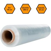 Resim 45 Cm X 200 Metre Streç Film, 20 Micron Kalınlık 