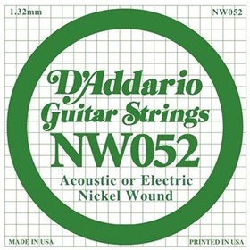 Resim D'Addario NW052 Nickel Wound Elektro Gitar Tek Tel 