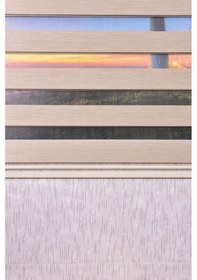 Resim Grej Düz Etek Dilimsiz Ds 11746 V3 Zebra Stor Güneşlik Perde 