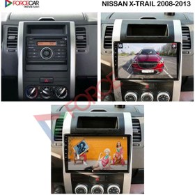 Resim FORCECAR NİSSAN X-TRAİL 2008-2013 ANDROİD MULTİMEDYA 2.32 KABLOSUZ CARPLAY 