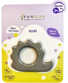 Resim Pandısh Kirpi Silikon Diş Kaşıyıcı - Gri - Gri / Standart 