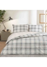 Resim Taç Caleb Ranforce Çift Kişilik Nevresim Takımı Gri 000000001000047548 