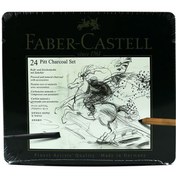 Resim Faber Castell Pıtt Monochrome Işlenmiş Kömür Seti 112978 