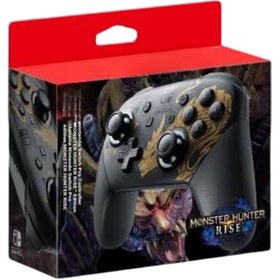 Resim YUES Switch Pro Controller Monster Hunter Rise Edition ( Switch / Switch Lite / Switch Oled Uyumlu ) 