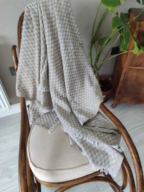 Resim Koltuk Örtüsü Polar Bej 