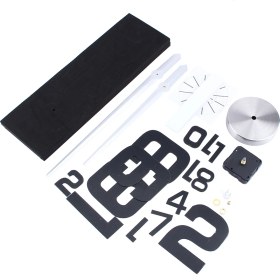 Resim Modern Kendin Yap Büyük Duvar Saati Seti 3D Ayna Yüzey Sticker Ev Ofis Odası Için (Yurt Dışından) 