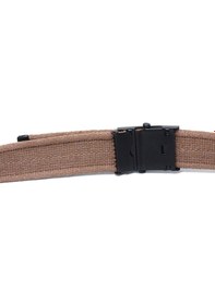 Resim Livze Unisex Siyah Tokalı Kolon Kemeri 4cm Taba Taba 