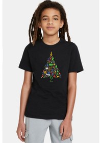 Resim Tshirthane Broadway Christmas Siyah Çocuk Tshirt SIYAH 
