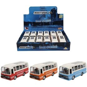 Resim Maxx Wheels Sesli Ve Işıklı Nostaljik Halk Otobüsü 15 Cm 1 Adet 