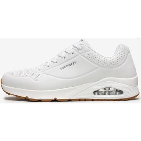 Resim Skechers Uno-Stand On Air Erkek Günlük Ayakkabı - 52458 Wht - Beyaz 