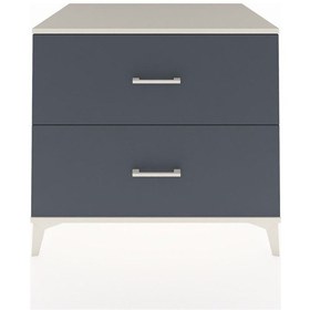 Resim Kronos Şifonyer 2 Çekmeceli 88x59x80 Aytaşı-antrasit Aytaşı 