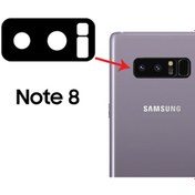 Resim Ally Galaxy Uyumlu Note 8 Kamera Lens Kapak-Siyah 