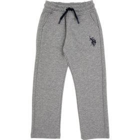 Resim U.s. Polo Assn. Erkek Çocuk Gri Melanj Eşofman Altı 50313816-VR086 
