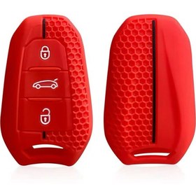 Resim Citröen C3 C4 C5 Aircross Uyumlu Anahtar Koruma Kılıfı 