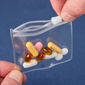 Resim 5/10/20 Yeniden Kullanılabilir İlaç Çantaları, Fermuar İlaç Çantası Seti, Yem Çantası Takı Saklama Çantası Kendinden Kapamalı İlaç Saklama Cihazı ve Seyahat Aksesuarları, Diğer (Takı Kutusu ve Saklama Kutusu) 