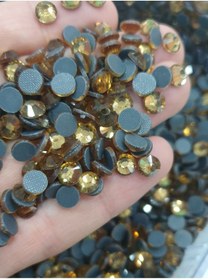 Resim CRYSTALSHOP Dmc Hotfix Ütü Ile Yapışan Taş Ss30 Gold Renk (720 ADET ~ 100 GRAM) 