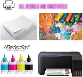 Resim PERFECTİON Epson Uyumlu 103 L5190, L5290, L5296 Yazıcı 4 Renk Mürekkep Dolum Seti 4 x 100 gr. 