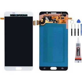 Resim Samsung Note 5 Beyaz Uyumlu Ekran Lcd Dokunmatik Tamir Seti Ve Yapıştırıcı Yanında Yedcom 